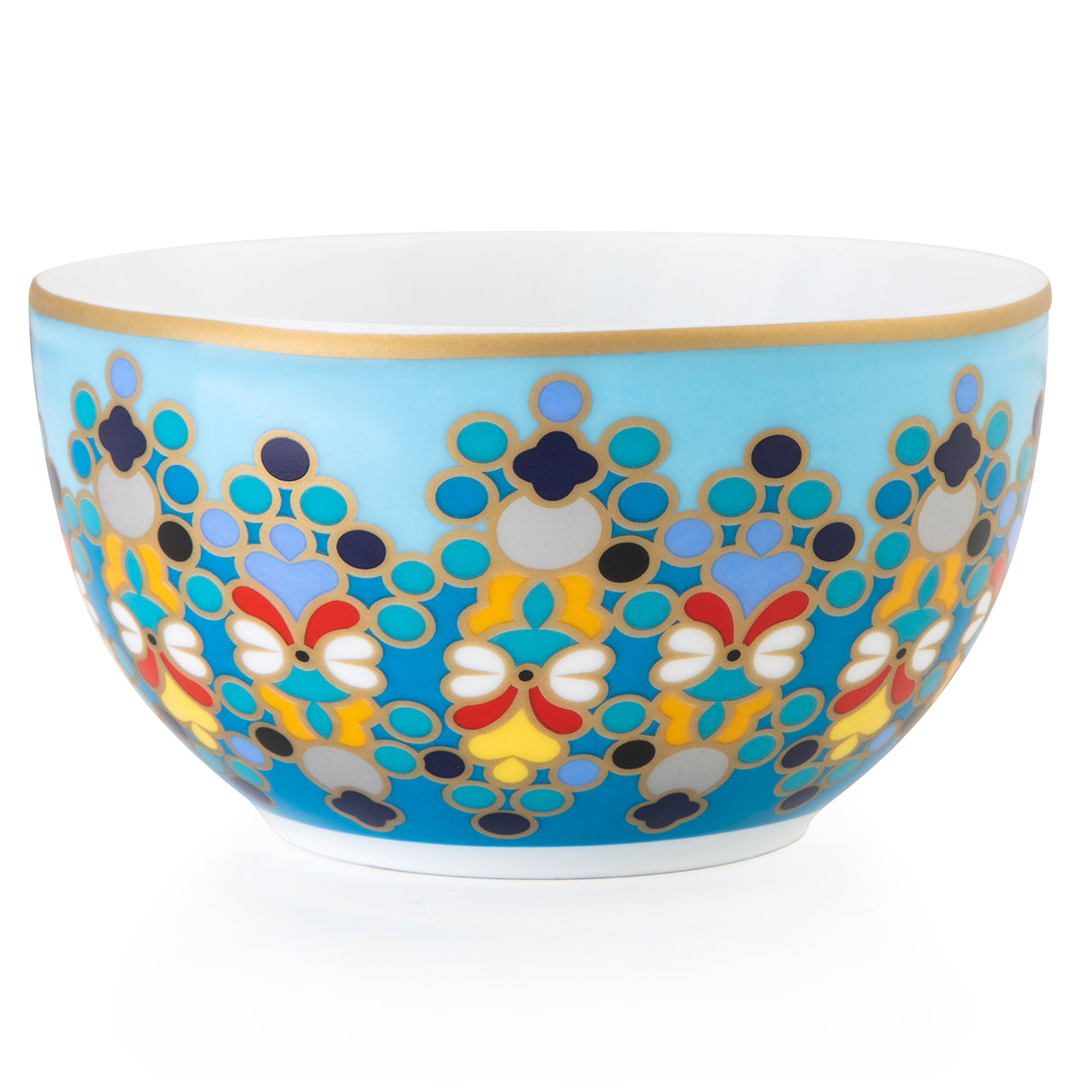 Images D'Orient USA Bowl Porcelain Sursock Vitrail 12 cm POR-120081