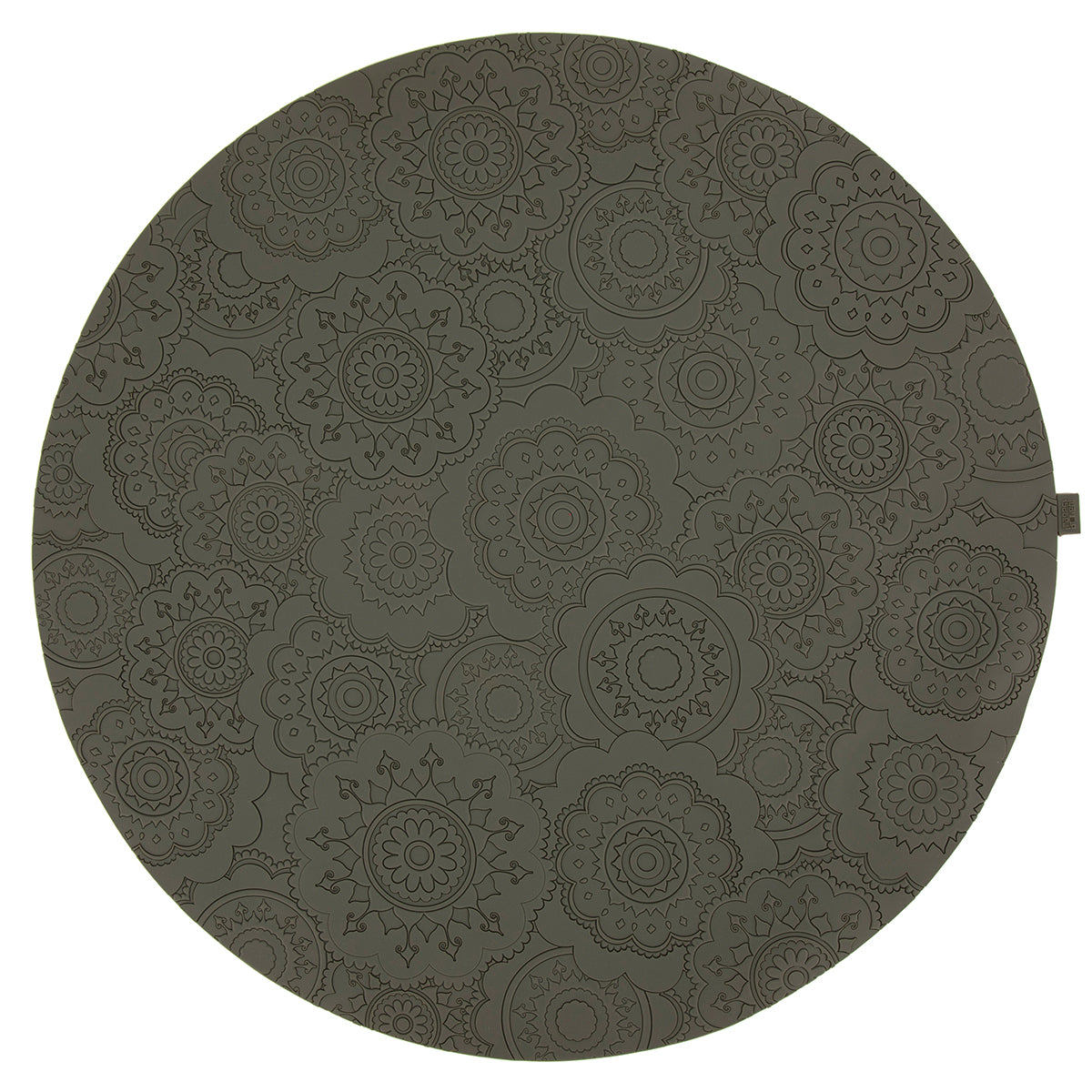 Images D'Orient USA Placemat Urban 03 Pepper Grey Silicone diameter 38cm 15inches PLA-410301