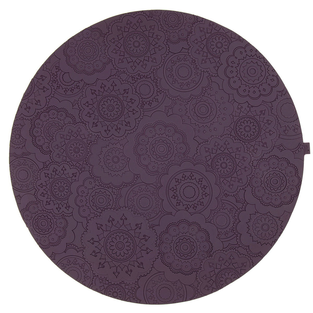 Images D'Orient USA Placemat Urban 03 plum Silicone diameter 38cm 15inches PLA-410291