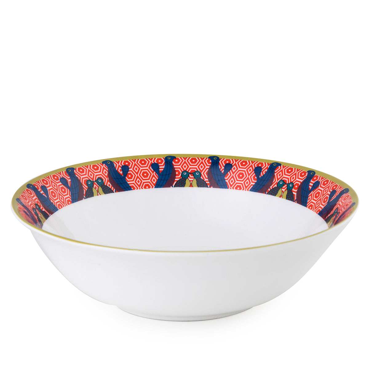 Images D'Orient USA Salad Bowl Birds Of Paradise 22.9 cm POR-312231 2