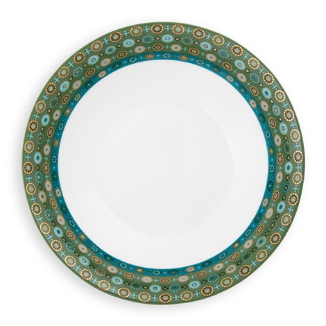 Images D'Orient USA Soup Plate Andalusia 20.5 cm Set of 4 POR-311214