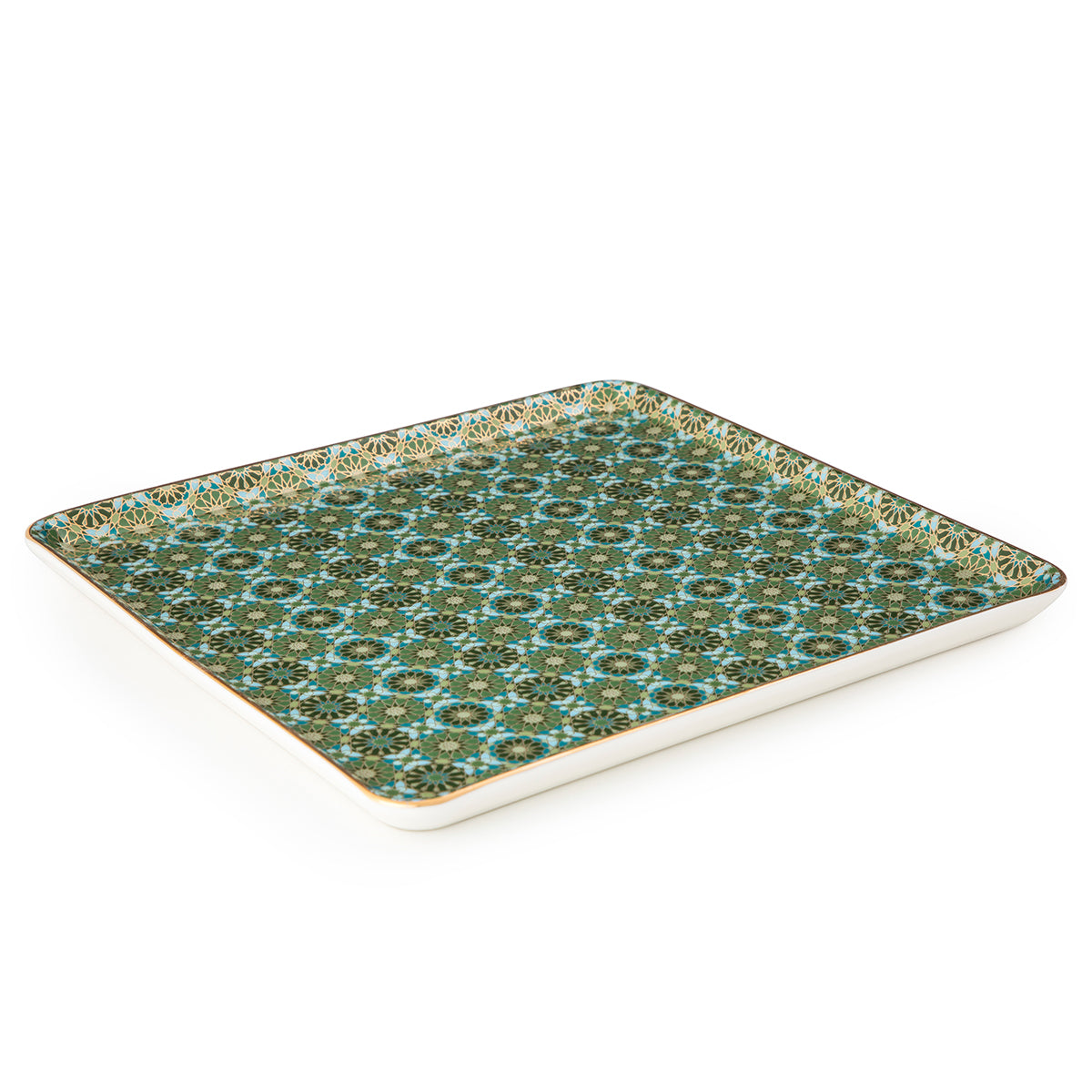Images D'Orient USA Square Platter Large Andalusia 25 cm POR-125002 2