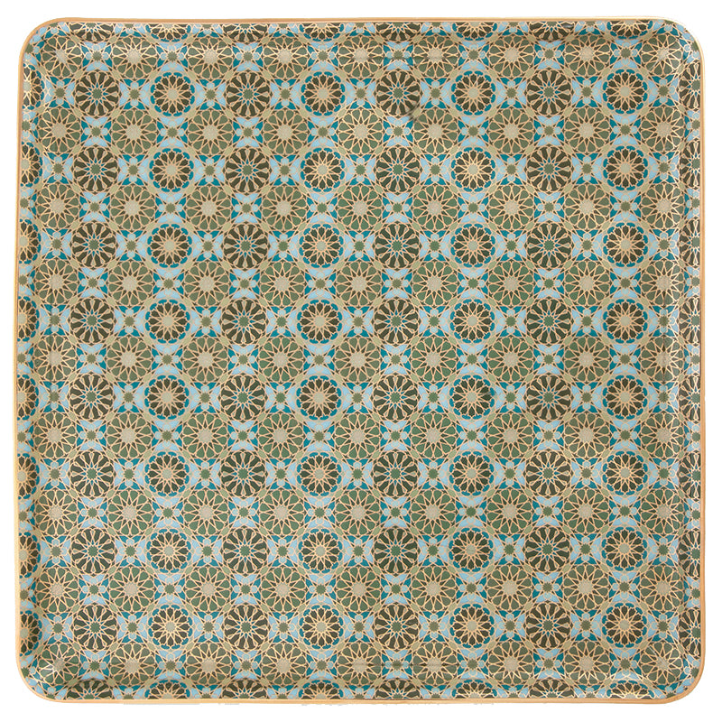 Images D'Orient USA Square Platter Large Andalusia 25 cm POR-125002