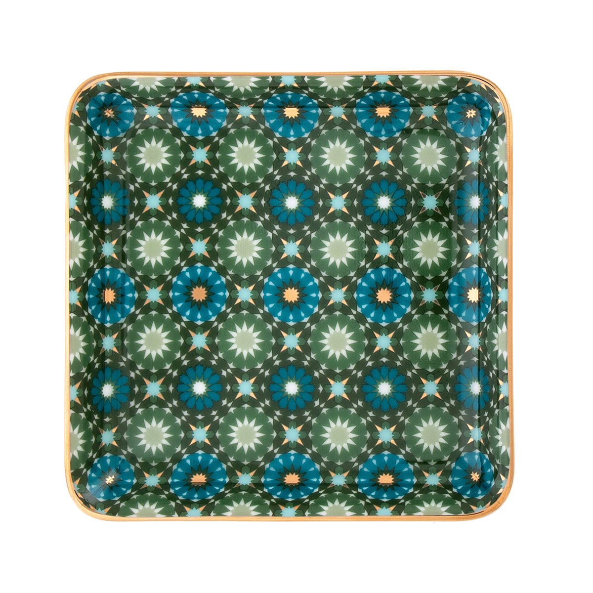 Images D'Orient USA Square Platter Small Andalusia 11.5 cm POR-115002