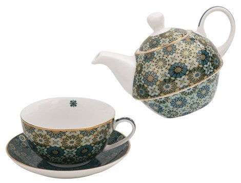 Images D'Orient USA Tea for One with Infuser Andalusia Porcelain POR-321411 2