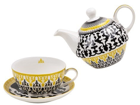 Images D'Orient USA Tea for One with Infuser Safra Porcelain POR-321421 2