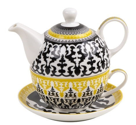 Images D'Orient USA Tea for One with Infuser Safra Porcelain POR-321421