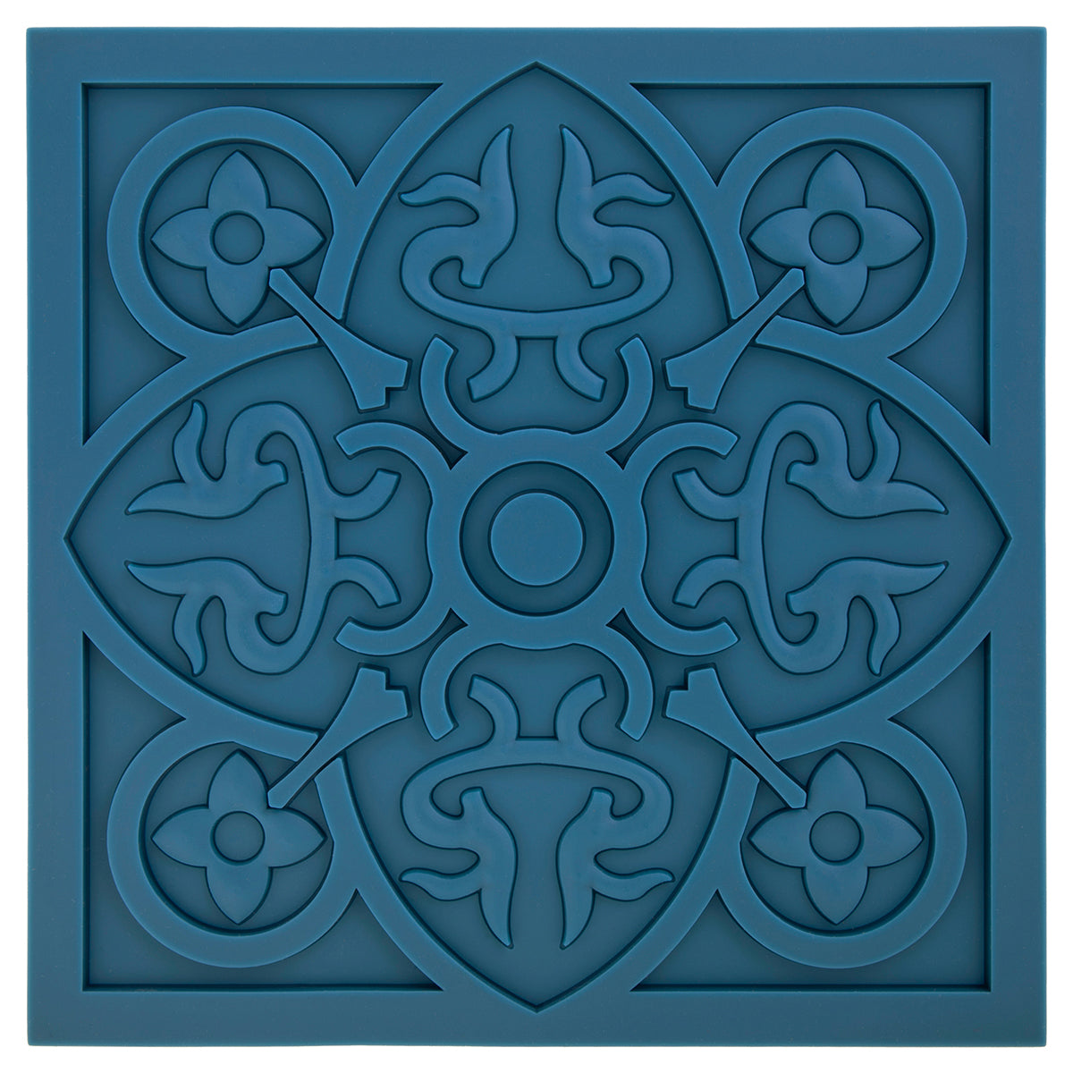 Images D'Orient USA Trivet Urban 01 Jeans Silicone 18x18cm 7x7inches TSE-100131
