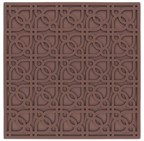 Images D'Orient USA Trivet Urban 06 Blush Silicone 18x18cm 7x7inches TSE-100211