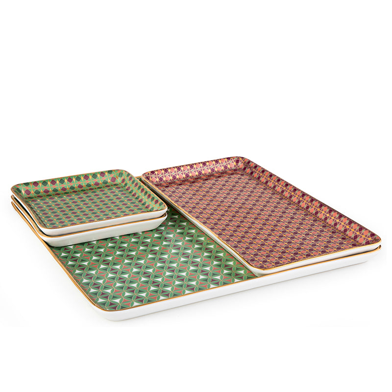 Images D'Orient USA Platter Opera combo of 4 POR-440054