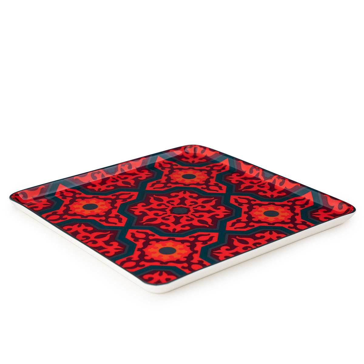 Images D'Orient USA square Platter large vagabonde 25 cm POR-125001 2