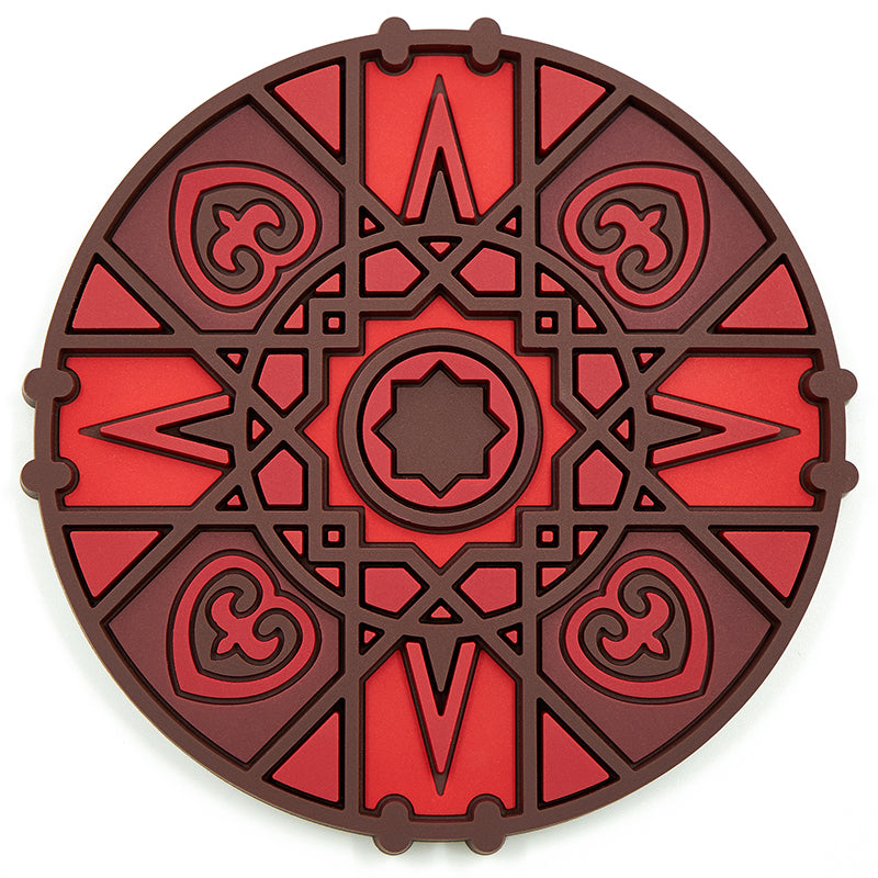 Images D'Orient USA Bottle Holder Kalea Red PVC diameter 11cm 4.3inch BOT-112171