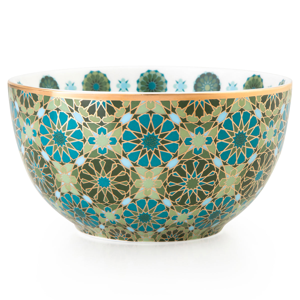 Images D'Orient USA Bowl Porcelain Andalusia 12 cm POR-120091