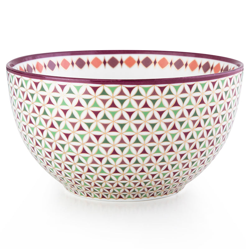 Images D'Orient USA Bowl Porcelain Opera 15 cm POR-151006