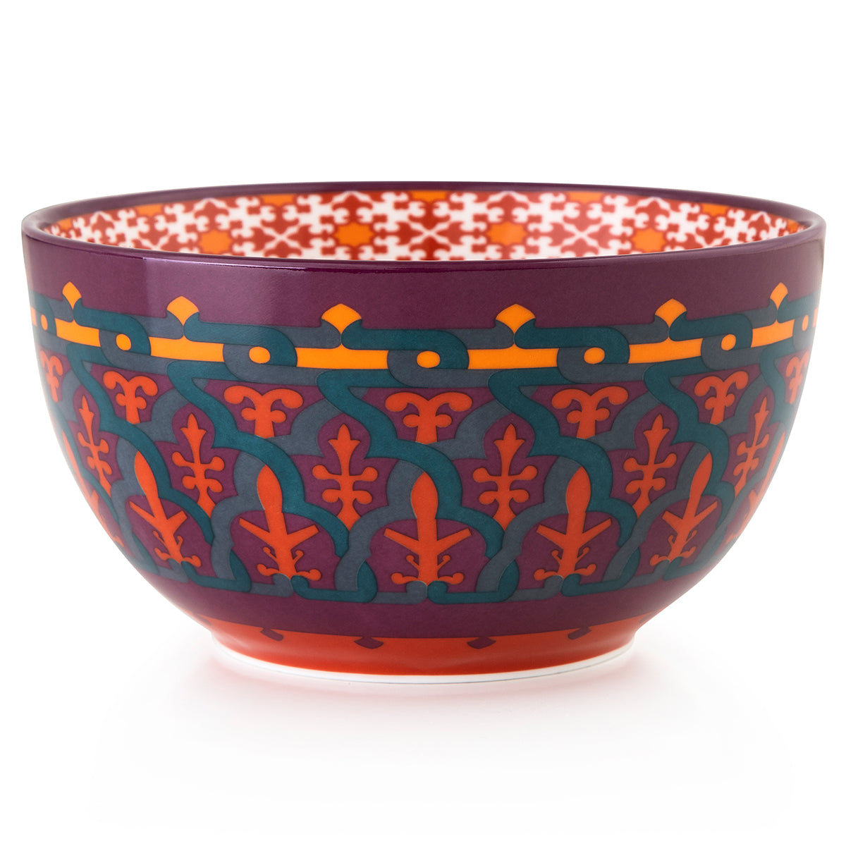 Images D'Orient USA Bowl Porcelain Vagabonde 12 cm POR-120101