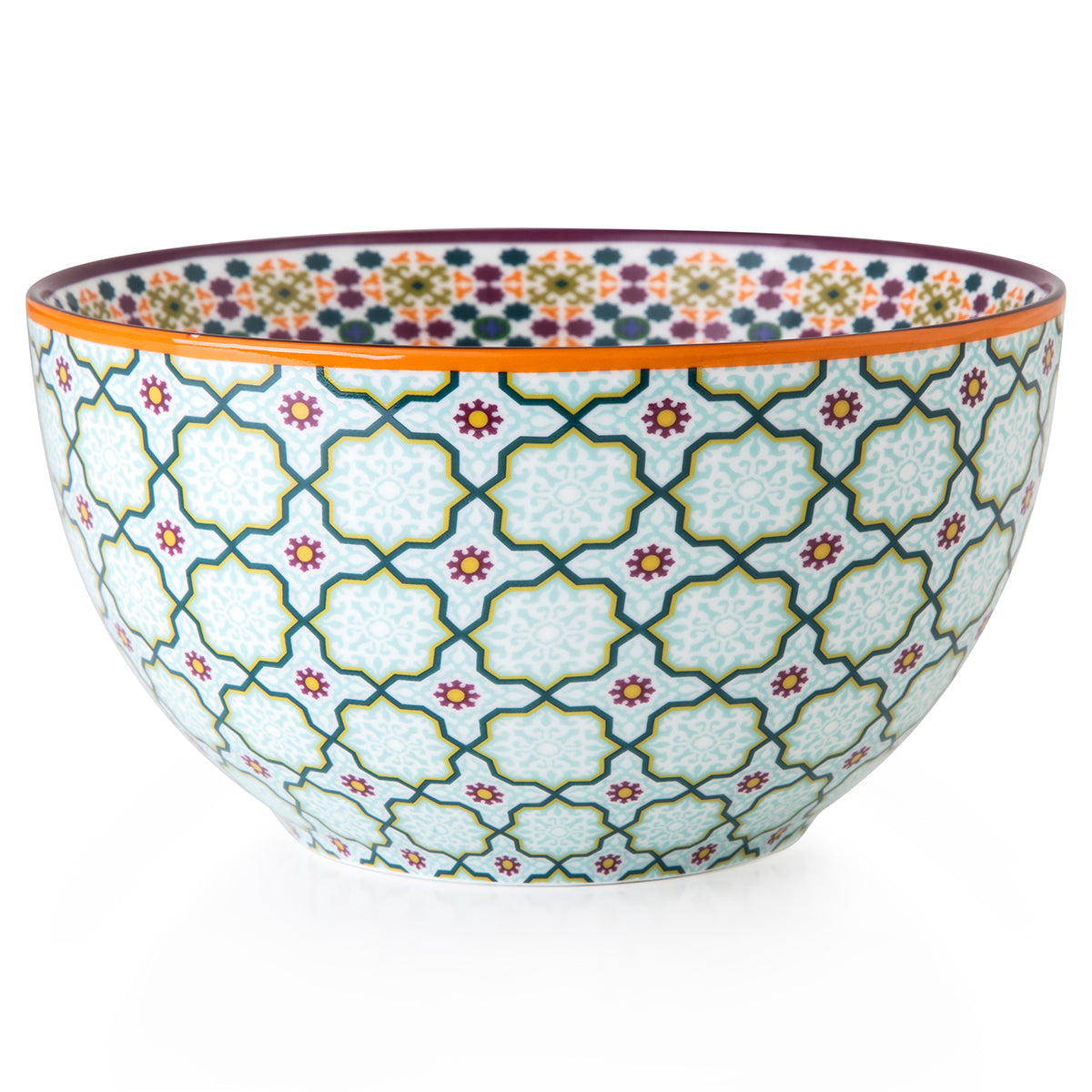 Images D'Orient USA Bowl Porcelain Vagabonde 15 cm POR-151003