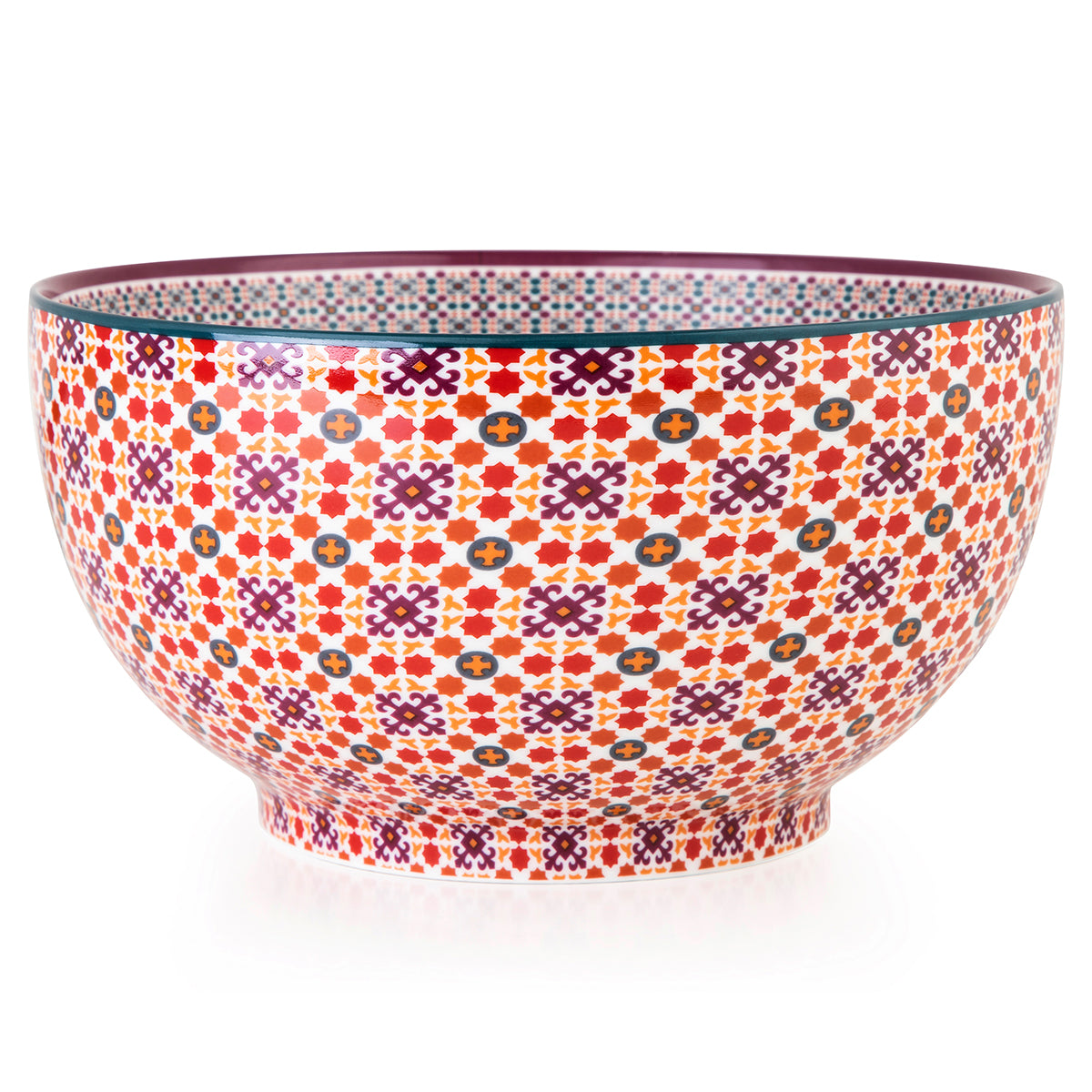 Images D'Orient USA Bowl Porcelain Vagabonde 20 cm POR-200031