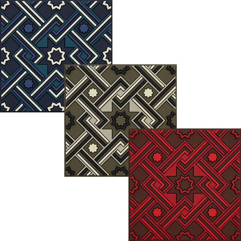 Images D'Orient USA Coaster Matea Combo of 6 PVC 9x9cm 3.5x.3.5inches COA-993326
