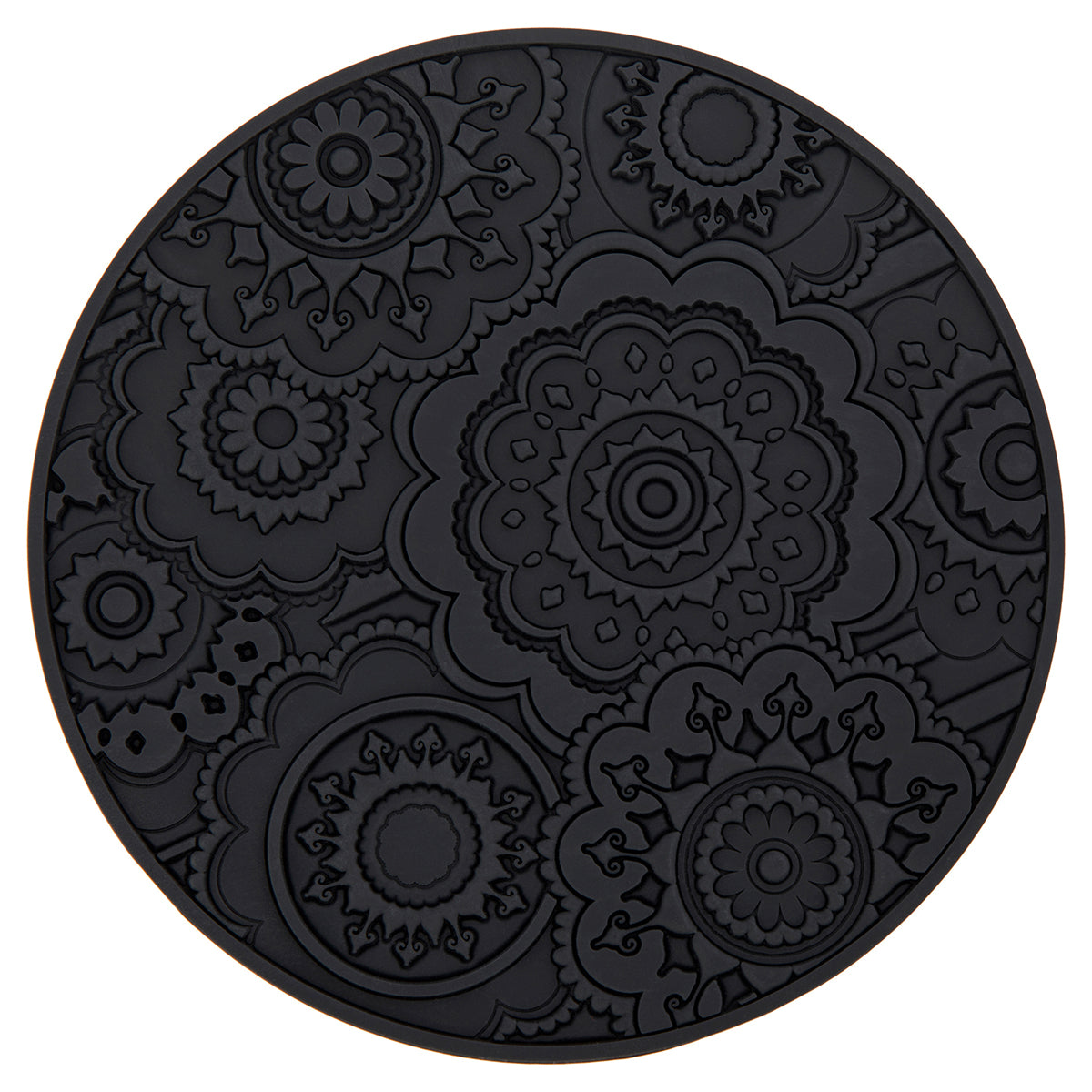 Images D'Orient USA Coaster Urban 03 Carbon Silicone diameter 11cm 4.3inch COA-100321