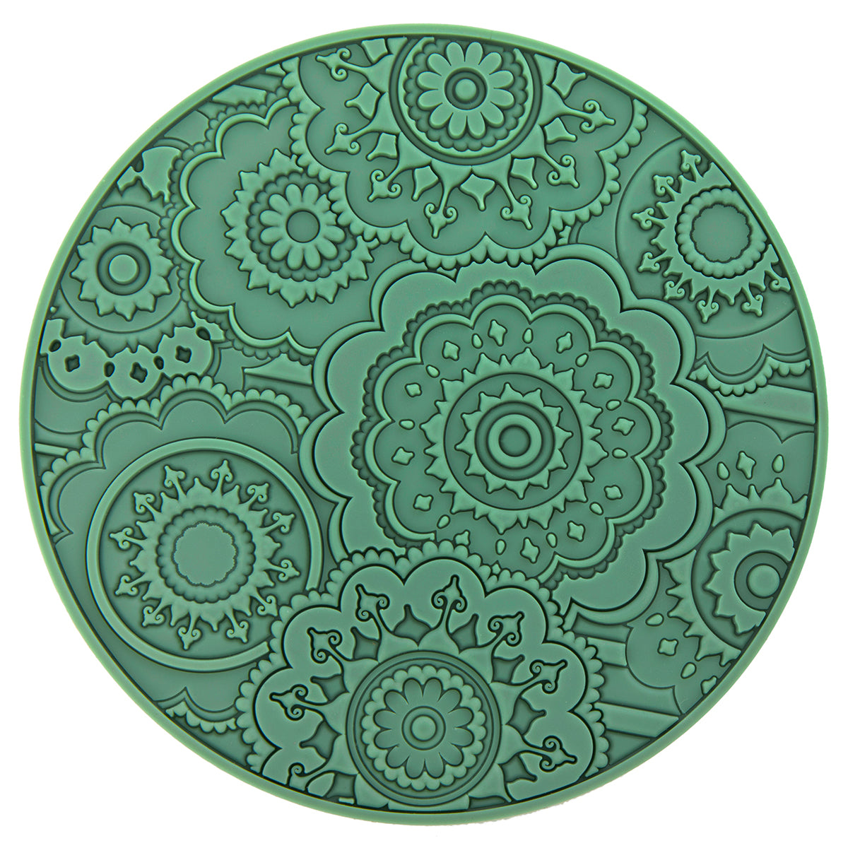 Images D'Orient USA Coaster Urban 03 Celadon Silicone diameter 11cm 4.3inch COA-100331