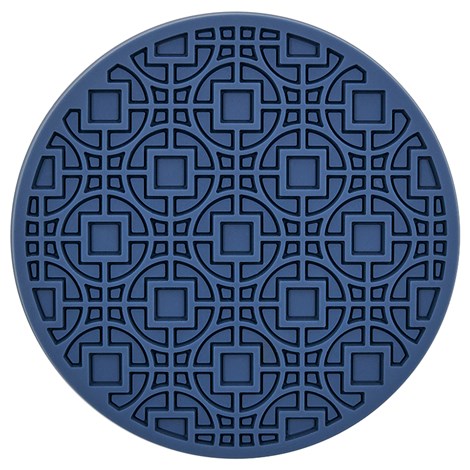 Images D'Orient USA Coaster Urban 05 Midnight Silicone diameter 11cm 4.3inch COA-100541