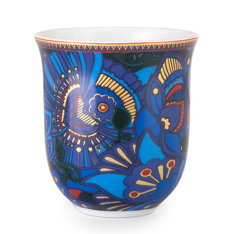 Images D'Orient USA Coffee Cup Porcelain Kashmir 90 ml Set of 6 POR-900136
