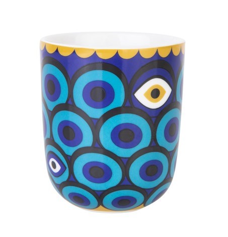Images D'Orient USA Coffee Cup Porcelain Zarqa 90 ml Combo of 6 POR-900186 2