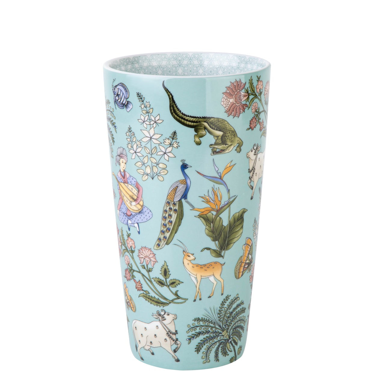 Images D'Orient USA Medium Vase Jangala Porcelain VAS-190061