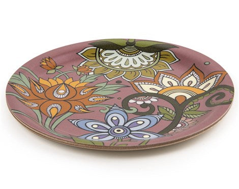 Images D'Orient USA Mini Tray Jangala Parme Set of 6 COA-111066 2