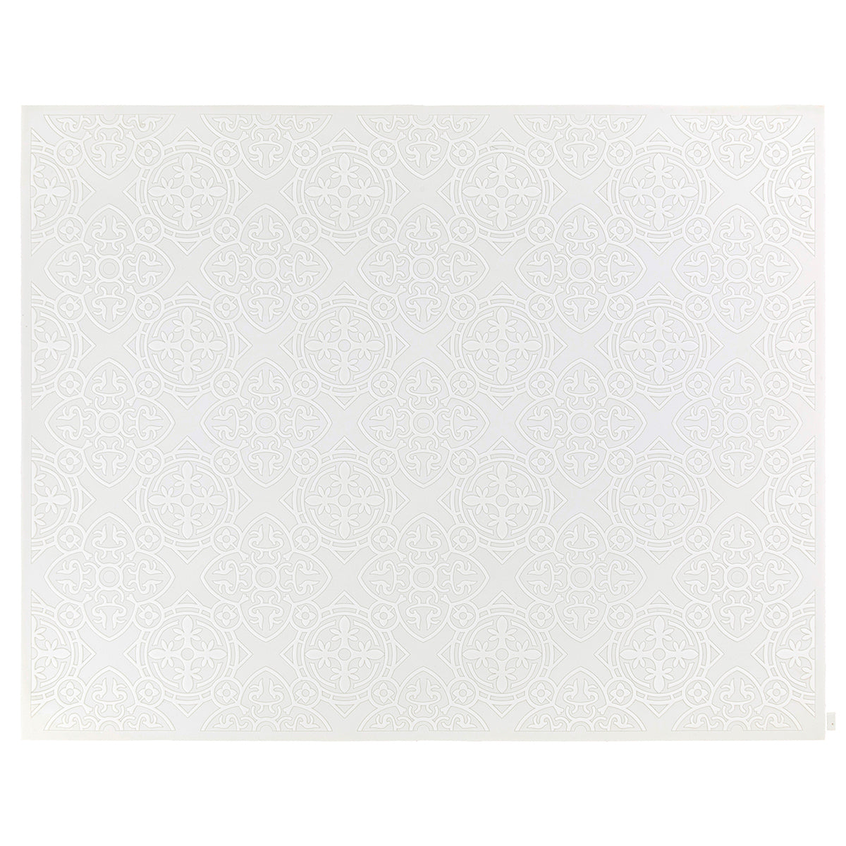 Images D'Orient USA Placemat Urban 01 White Silicone 42x33cm 16.5x13inches PLA-400091