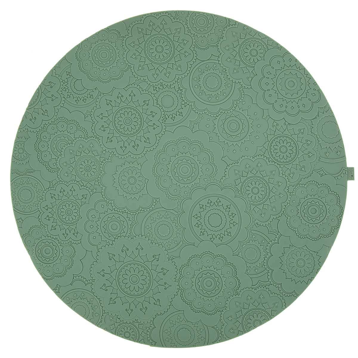 Images D'Orient USA Placemat Urban 03 Celadon Silicone diameter 38cm 15inches PLA-410331