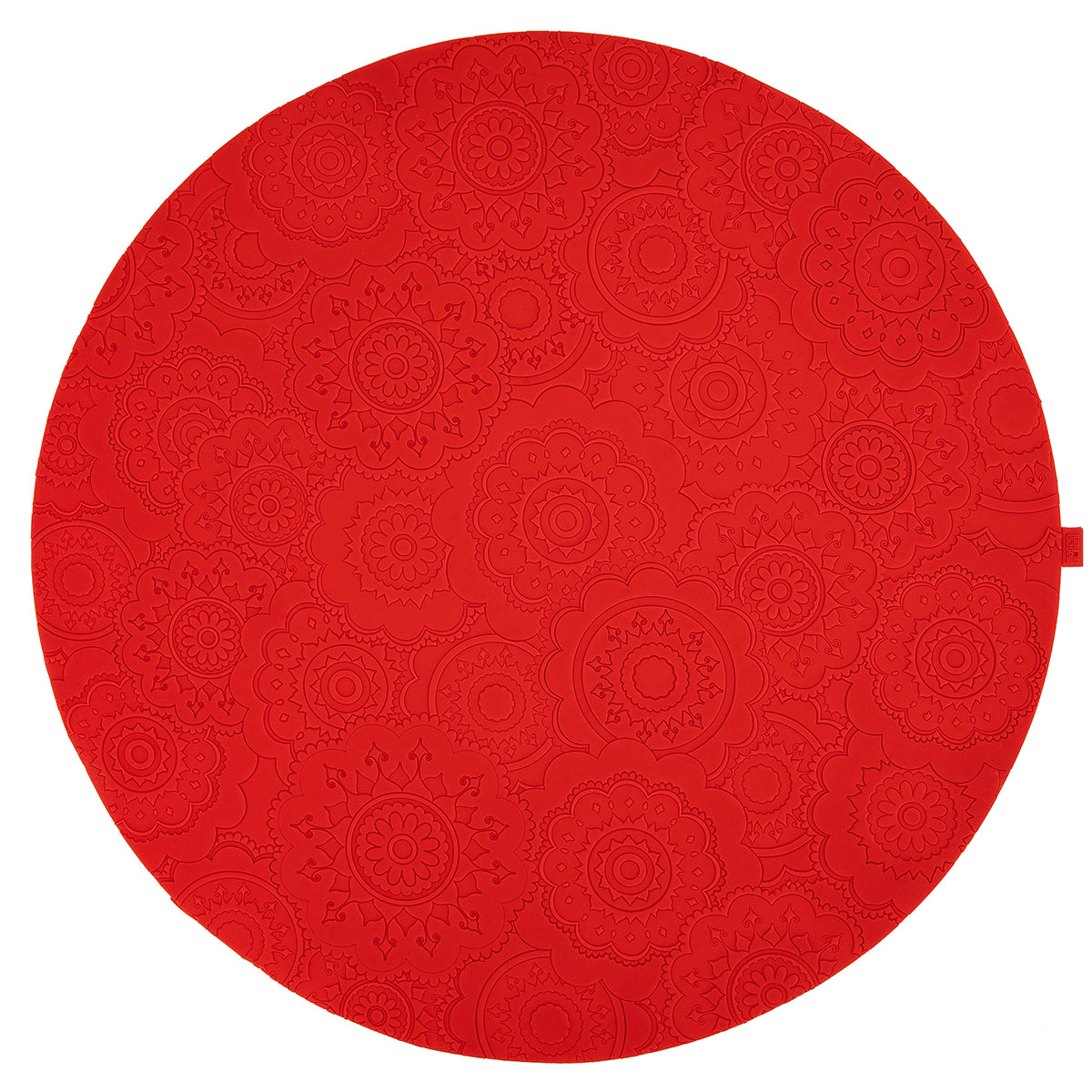 Images D'Orient USA Placemat Urban 03 Lava Red Silicone diameter 38cm 15inches PLA-410271