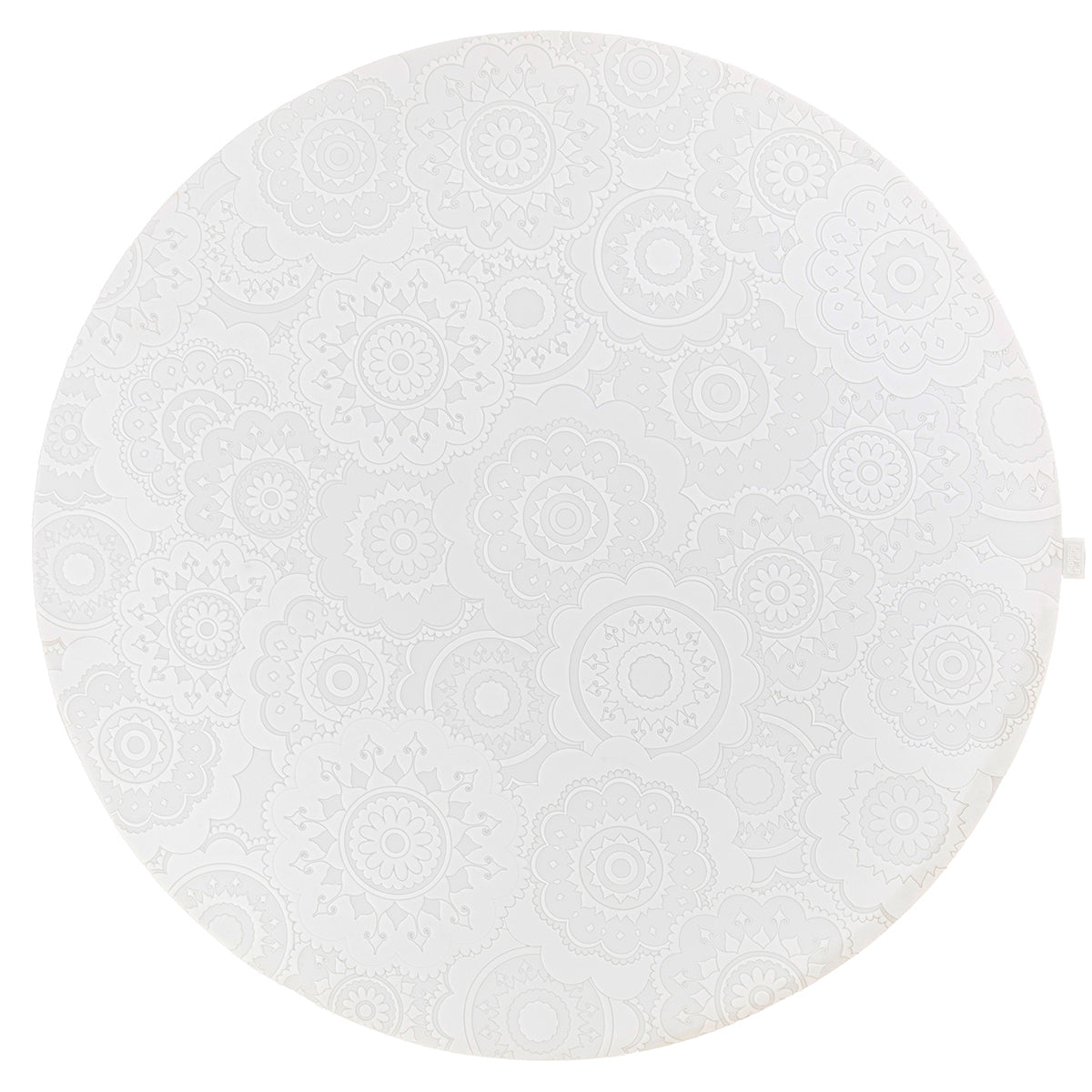 Images D'Orient USA Placemat Urban 03 White Silicone diameter 38cm 15inches PLA-410311