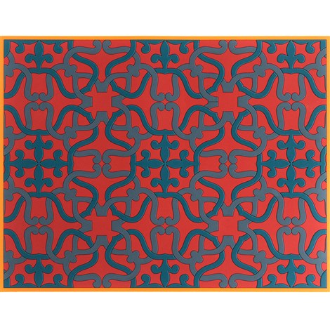 Images D'Orient USA Placemat Vagabonde Soie Set of 2 PVC 42x33cm 16.5x13inches PLA-442042