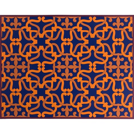 Images D'Orient USA Placemat Vagabonde Velours Set of 2 PVC 42x33cm 16.5x13inches PLA-442072