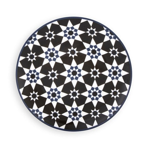 Images D'Orient USA Plate Kaokab 20.3 cm Set of 4 POR-320094