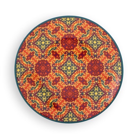 Images D'Orient USA Plate Vagabonde 15.3 cm Set of 4 POR-361154