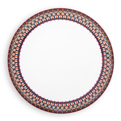 Images D'Orient USA Plate Vagabonde 26.7 cm Set of 4 POR-361274