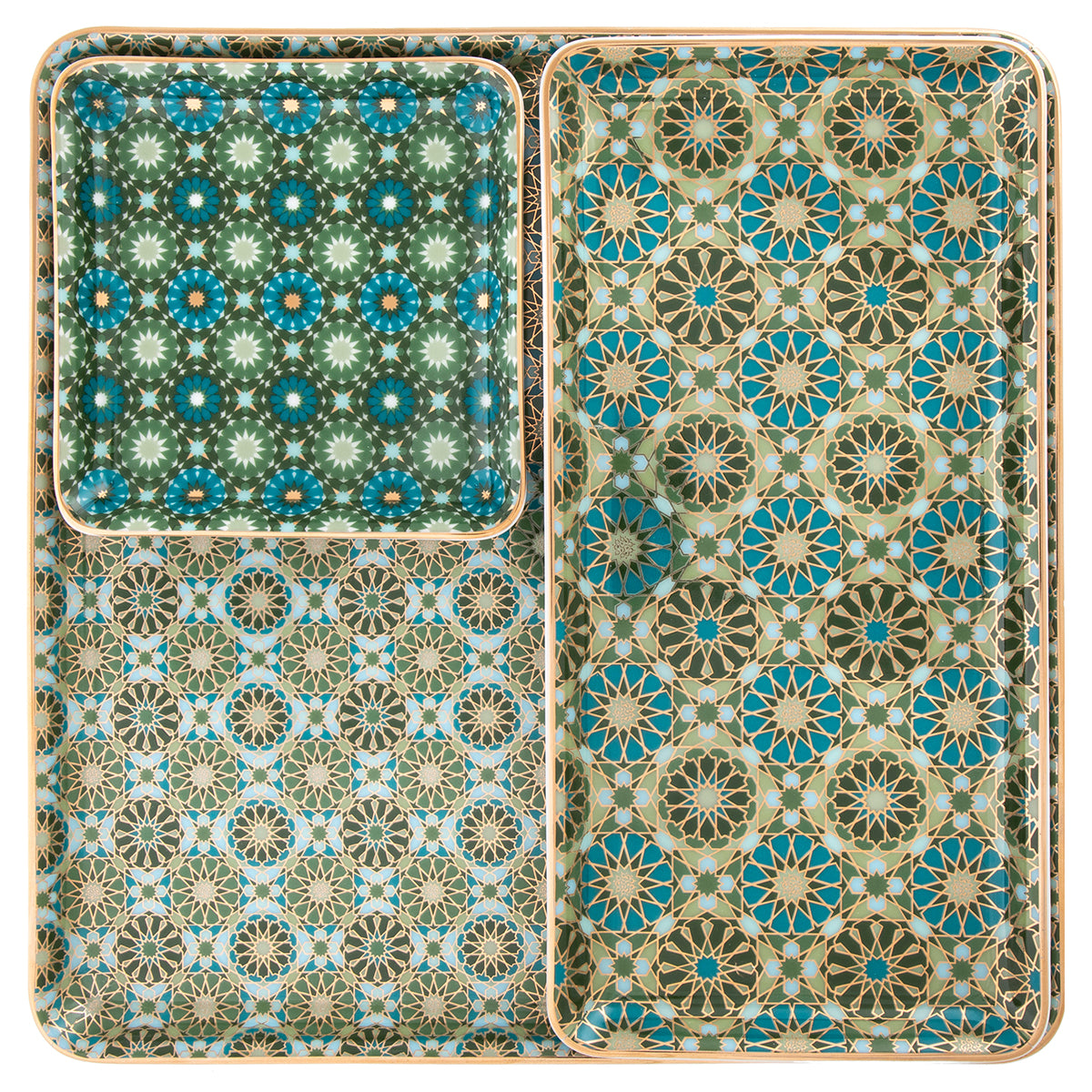 Images D'Orient USA Platter Andalusia Combo of 4 POR-440024 2