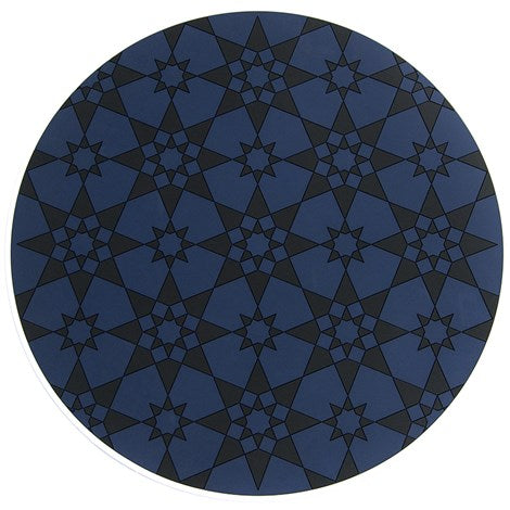 Images D'Orient USA Presentation Plate Kaokab Set of 2 PVC diameter 33cm 13inches PPL-430122