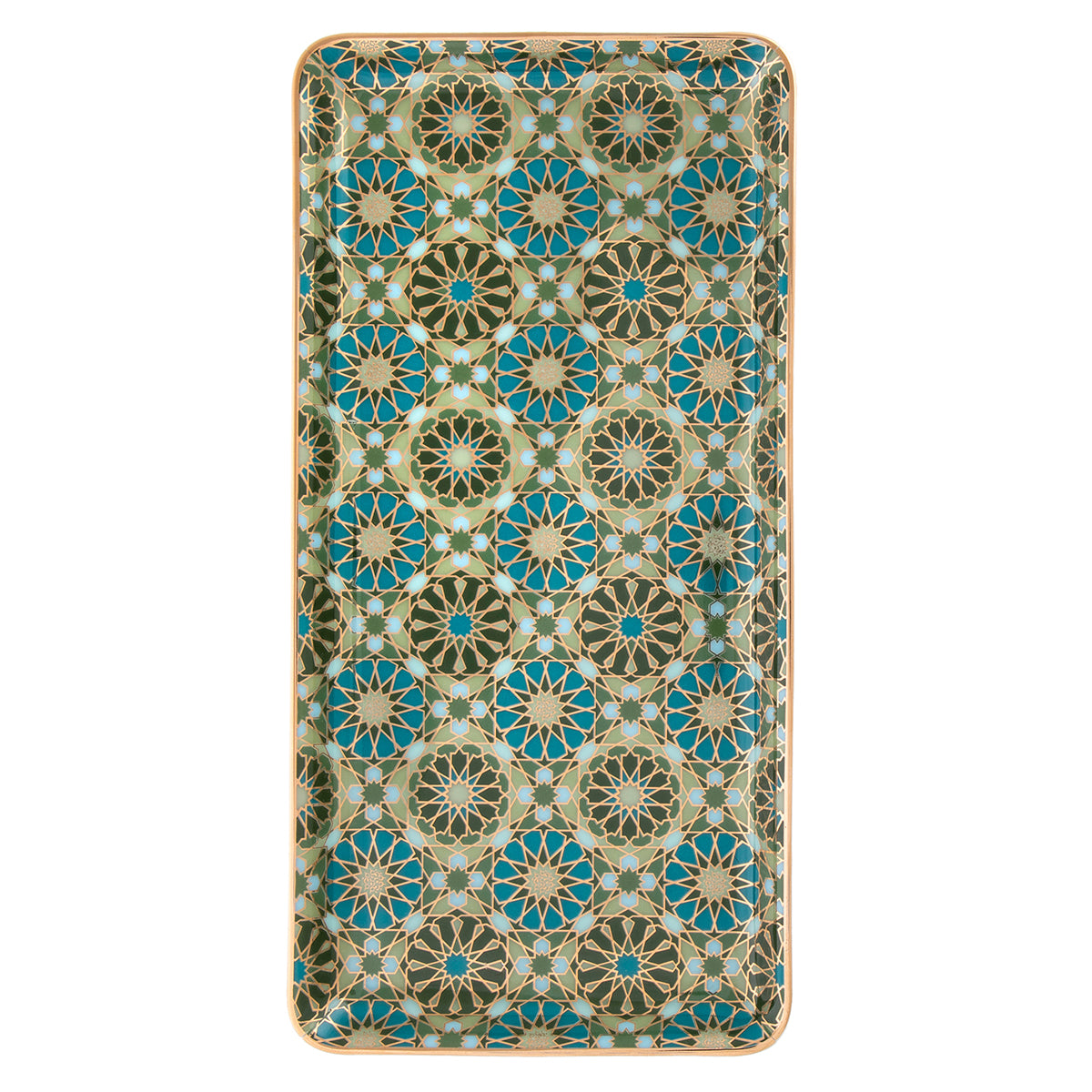 Images D'Orient USA Rectangular Platter Andalusia 24 x 12 cm POR-124002