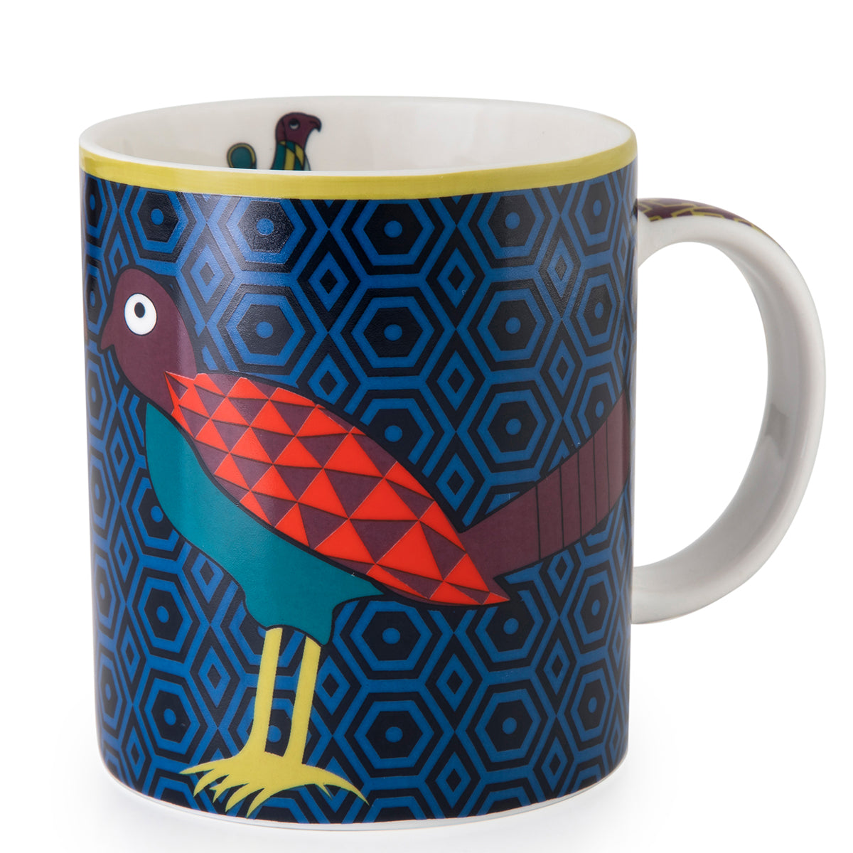 Images D'Orient USA Straight MUG Porcelain Birds Of Paradise 325 ml POR-220061