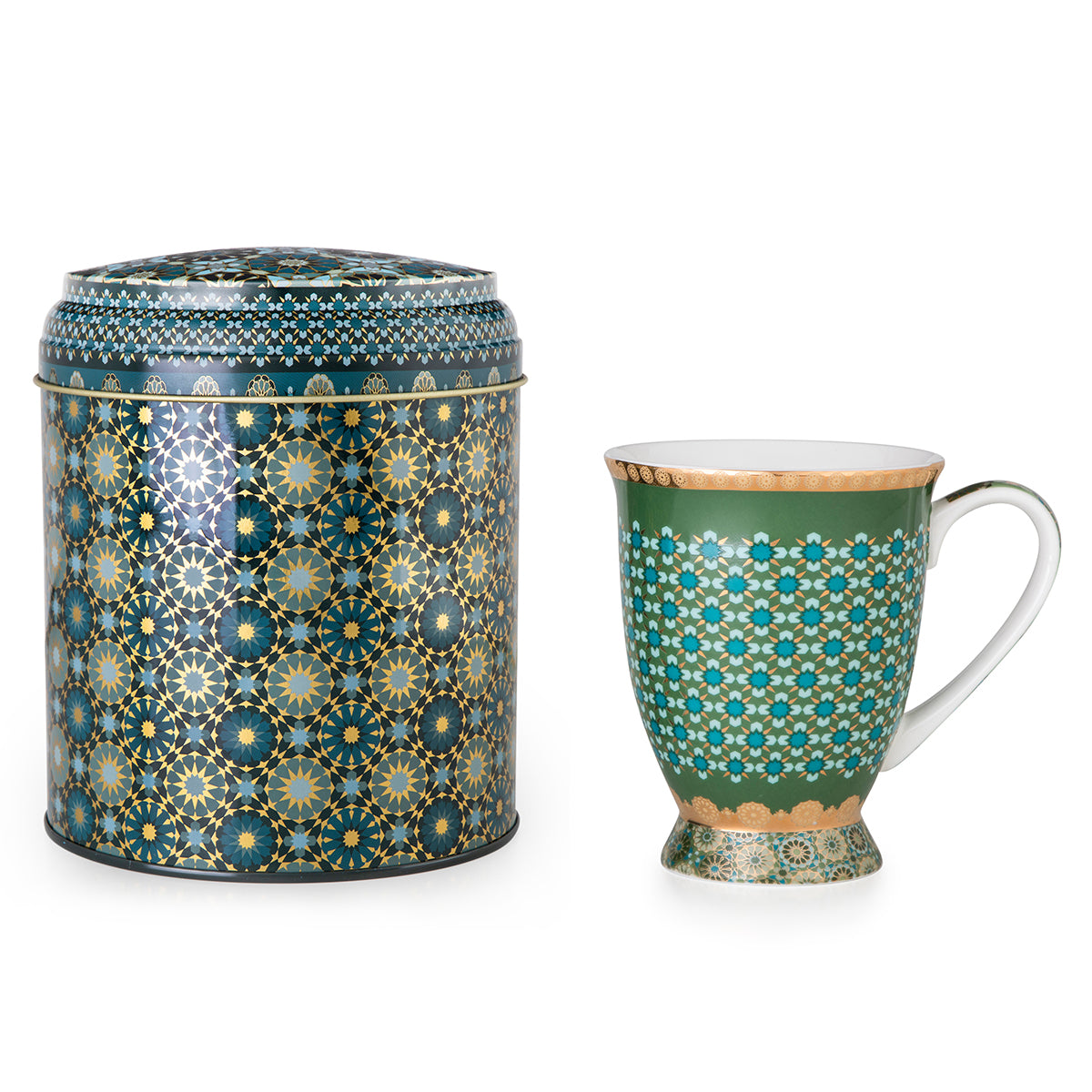 Images D'Orient USA Tin Box with Royal MUG Andalusia POR-232021