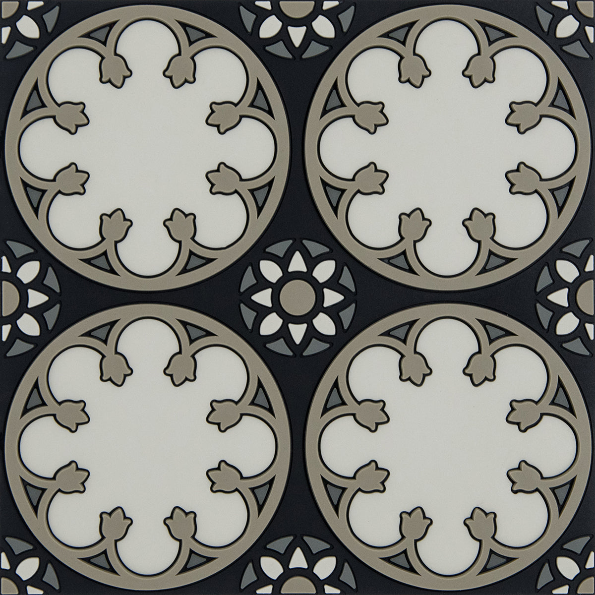 Images D'Orient USA Trivet Sejjadeh Rosace Silicone 18x18cm 7x7inches TSE-180151