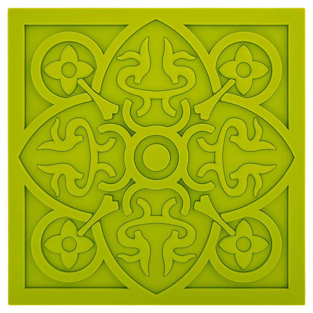 Images D'Orient USA Trivet Urban 01 Anis Silicone 18x18cm 7x7inches TSE-100051