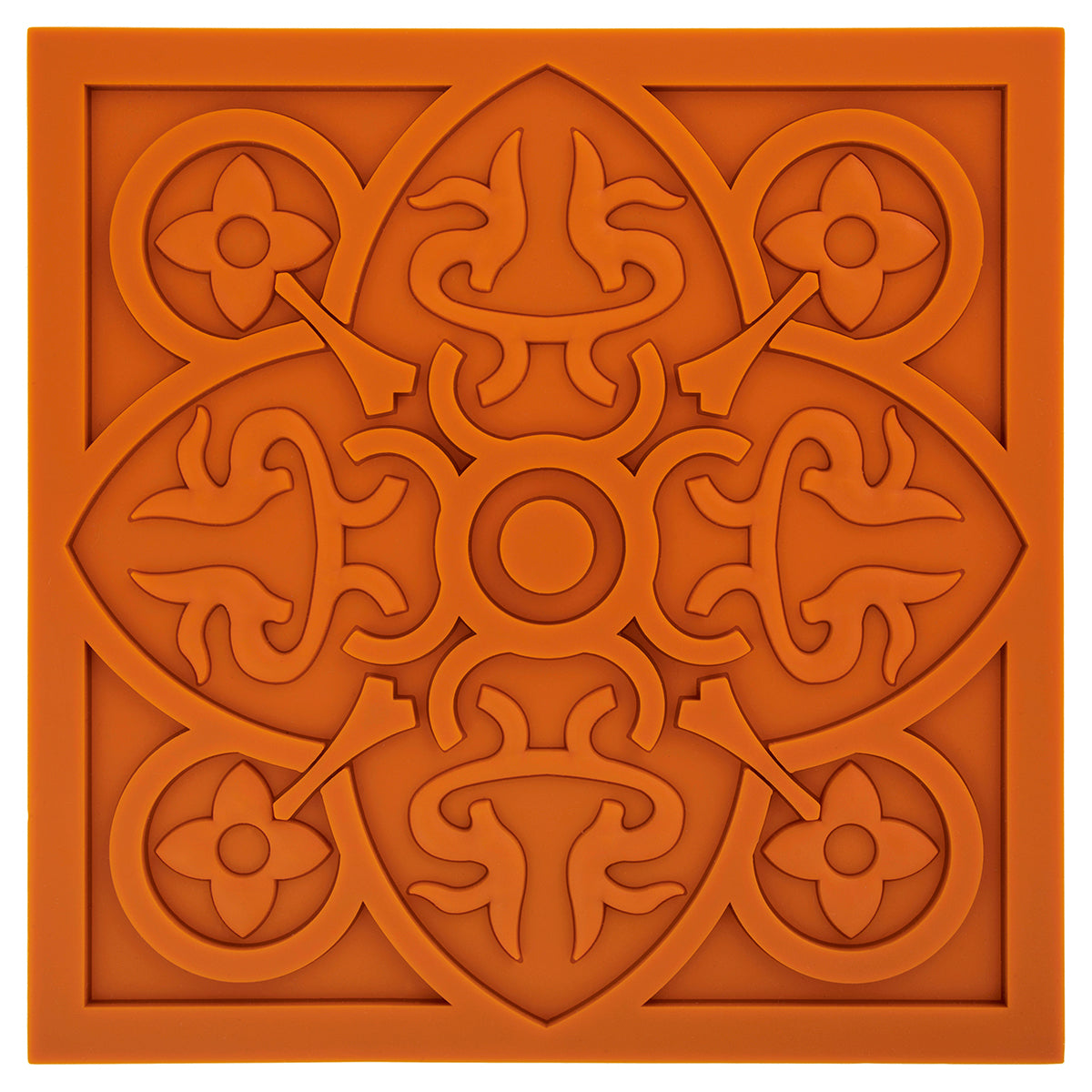 Images D'Orient USA Trivet Urban 01 Carrot Silicone 18x18cm 7x7inches TSE-100041