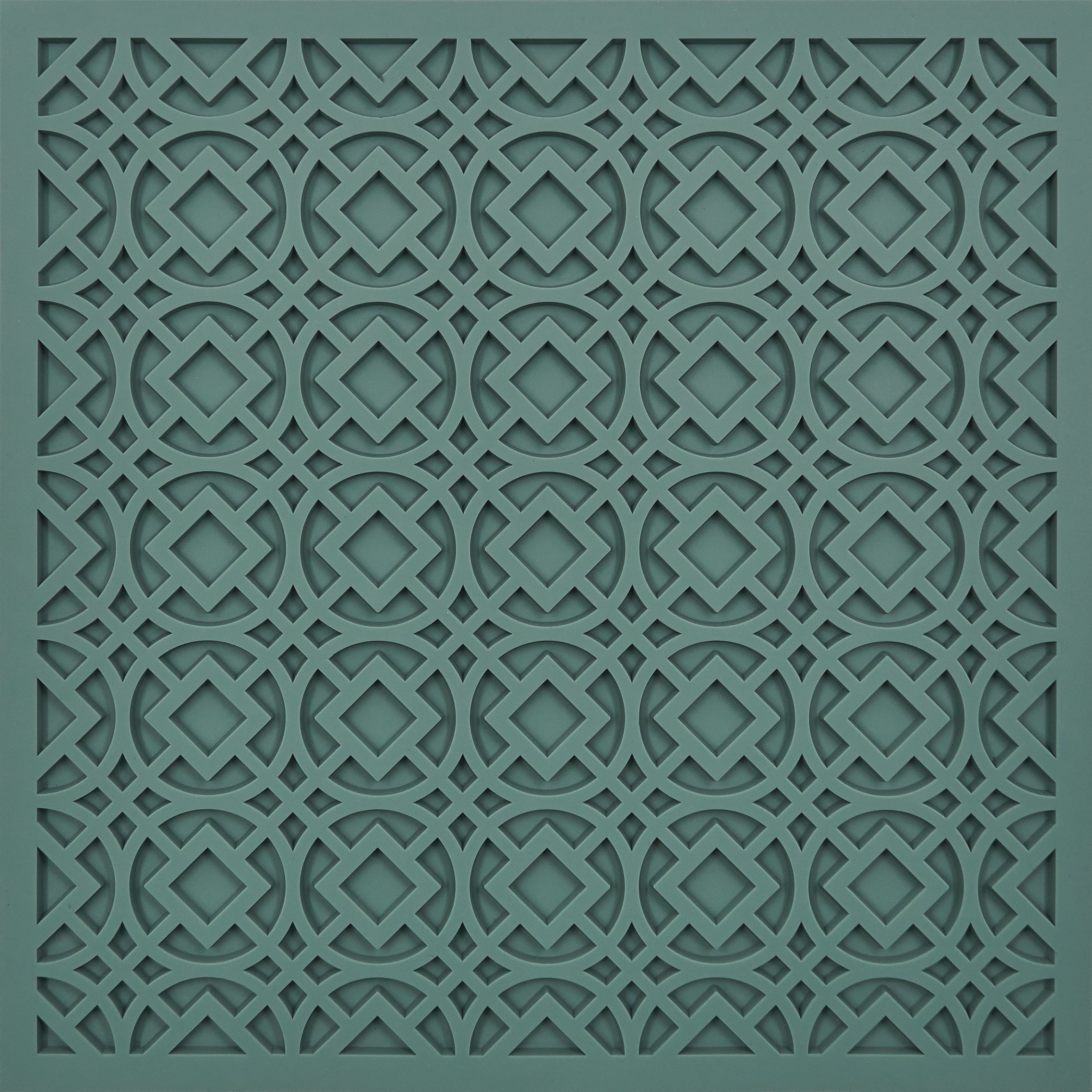 Images D'Orient USA Trivet Urban 05 Olive Silicone 18x18cm 7x7inches TSE-100161