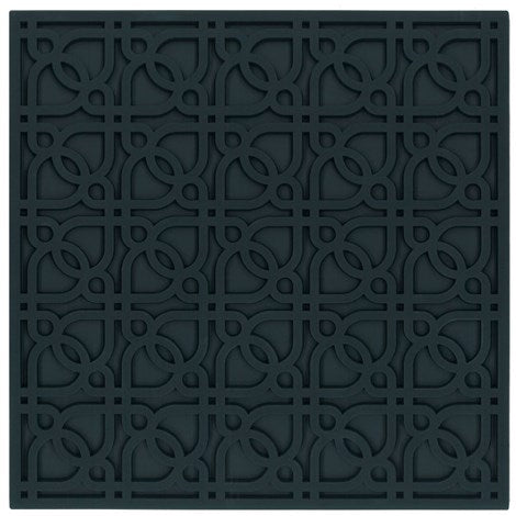 Images D'Orient USA Trivet Urban 06 Deep Sea Silicone 18x18cm 7x7inches TSE-100241