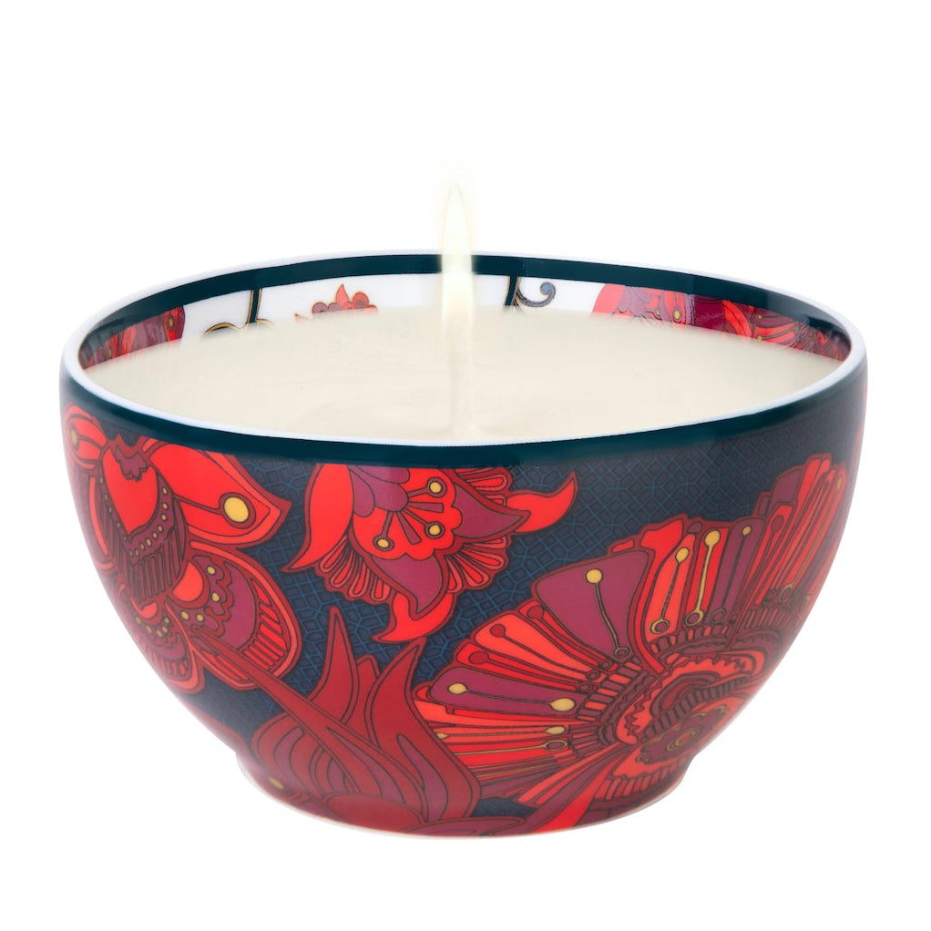 Images D'Orient USA candle Bowl kashmir blue jasmine scent BOU-950151J