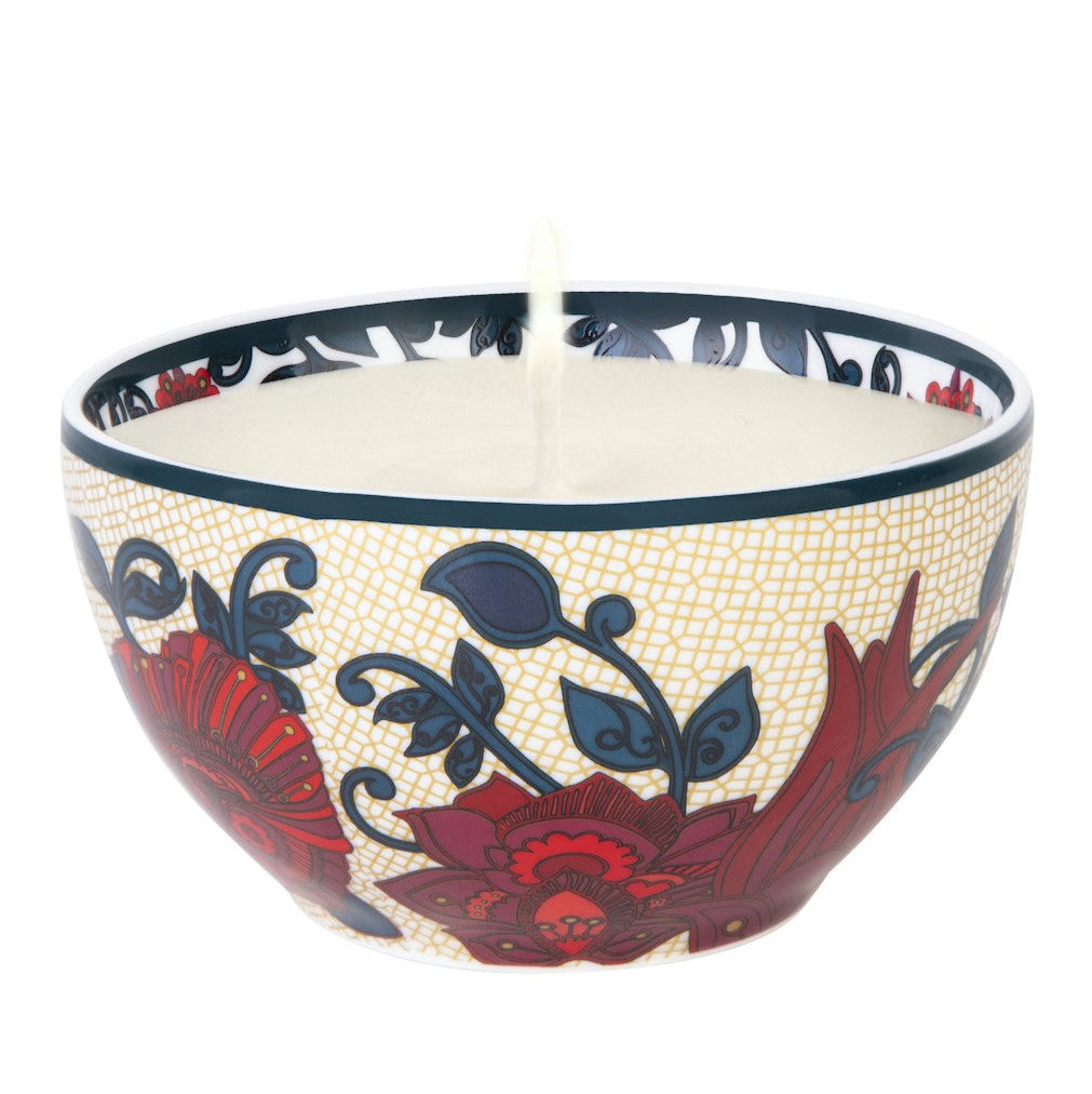 Images D'Orient USA candle Bowl kashmir white jasmine scent BOU-950251J